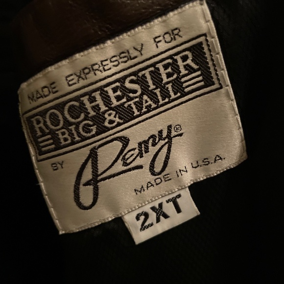 Men’s Rochester leather jacket - Picture 2 of 2